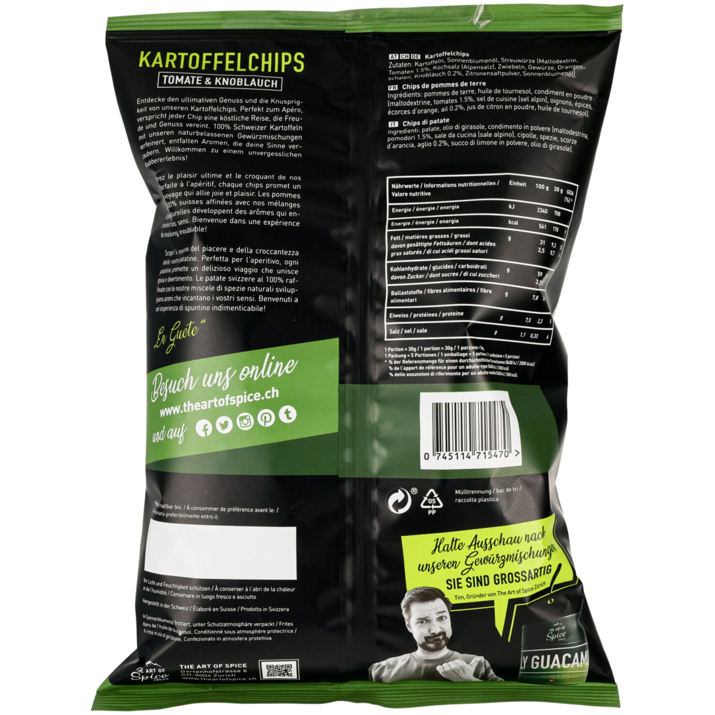 The Art of Spice Holy Moly Chips