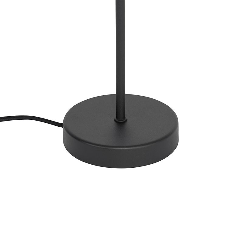 Moderne tafellamp zwart met goud - Elif