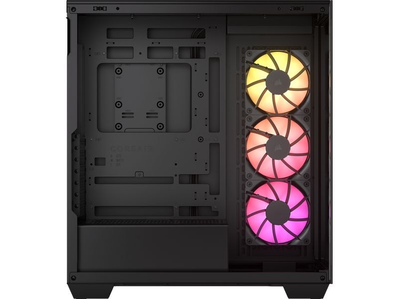 Corsair PC-Gehäuse 3500X ARGB TG Schwarz Mid-Tower PC-Case mit atemberaubender Ästhetik und geräumigem Innenraum