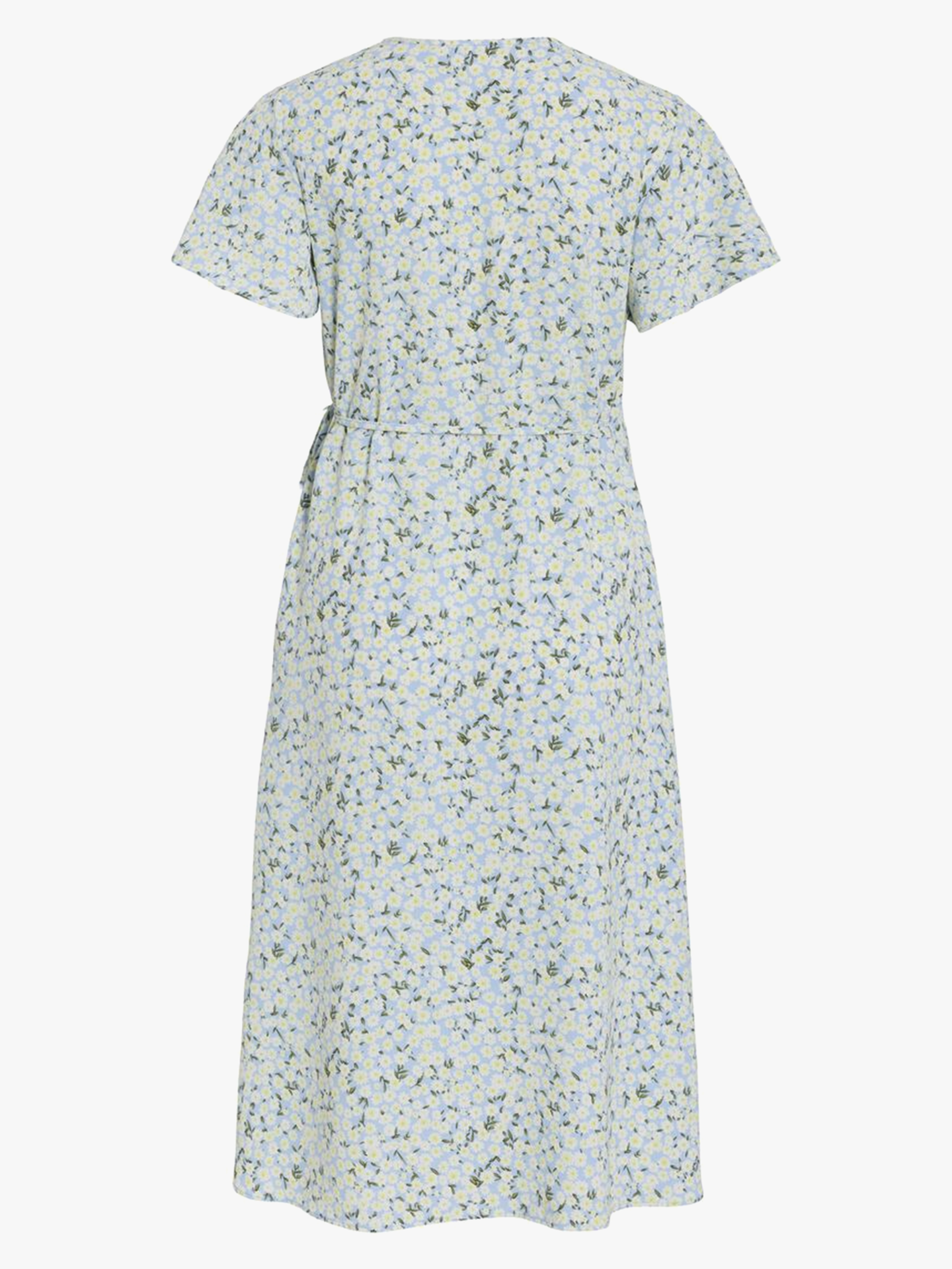 Lovie Short Sleeve Wrap Midi Dress