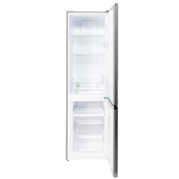 Salora CFC2530G koel-vriescombinatie vrijstaand 253 liter roestvrijstaal