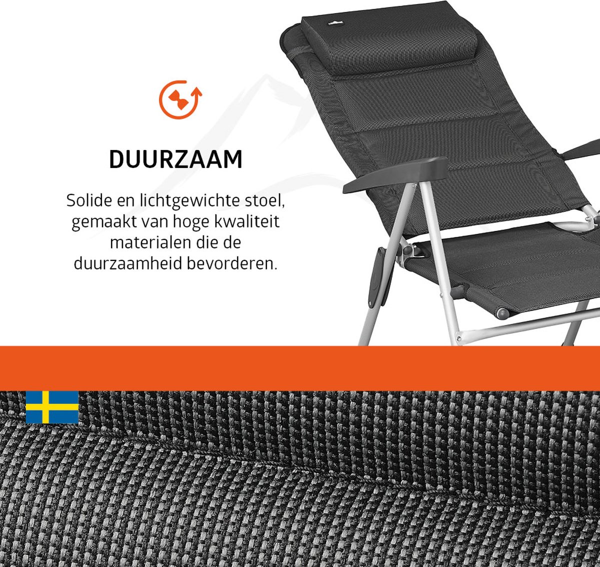 Campout Regent set van 2 standenstoelen - Grey
