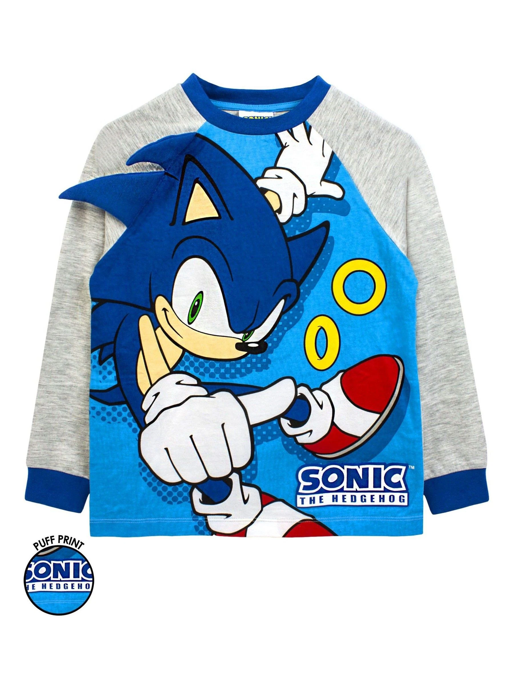 Vanilla Underground Sonic The Hedgehog Long Sleeve Leg Pyjamas Set