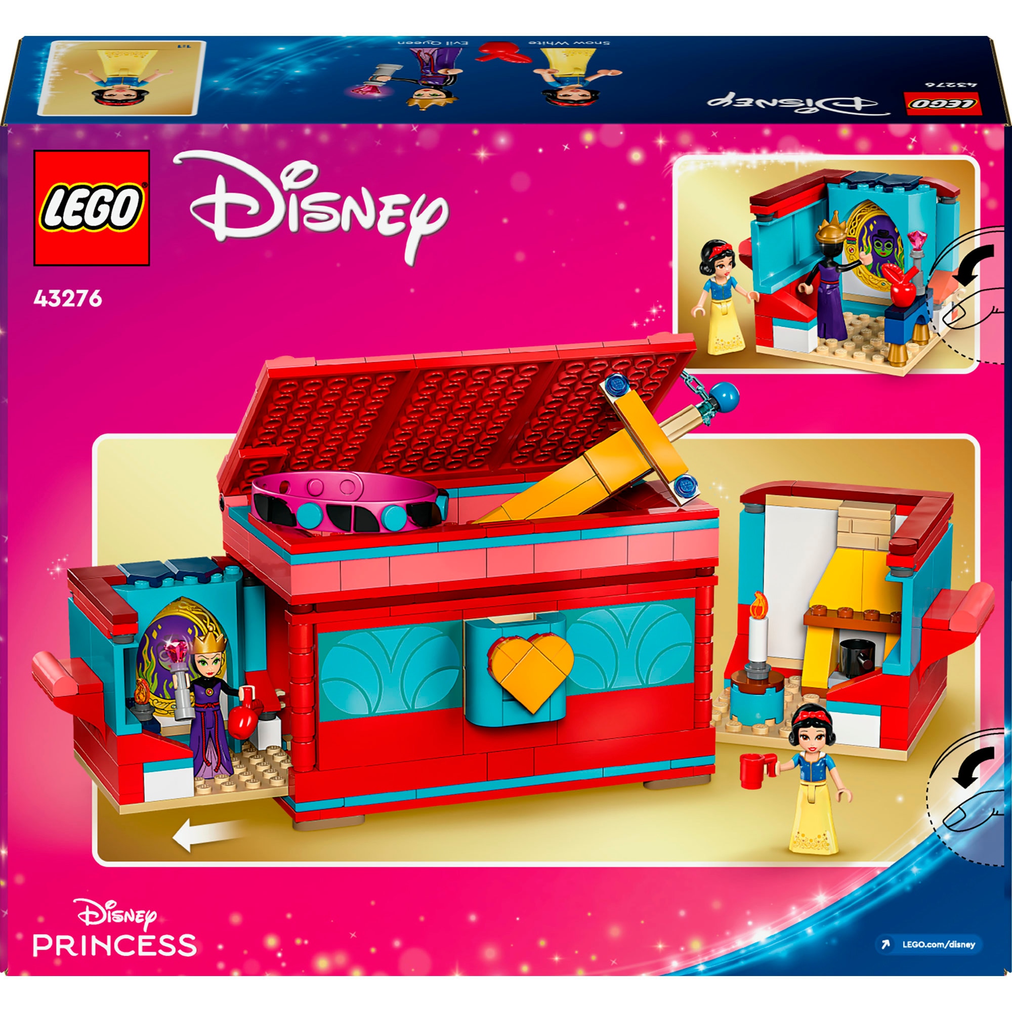 LEGO Konstruktionsspielzeug Disney Princess Schneewittchens Schmuckkassette
