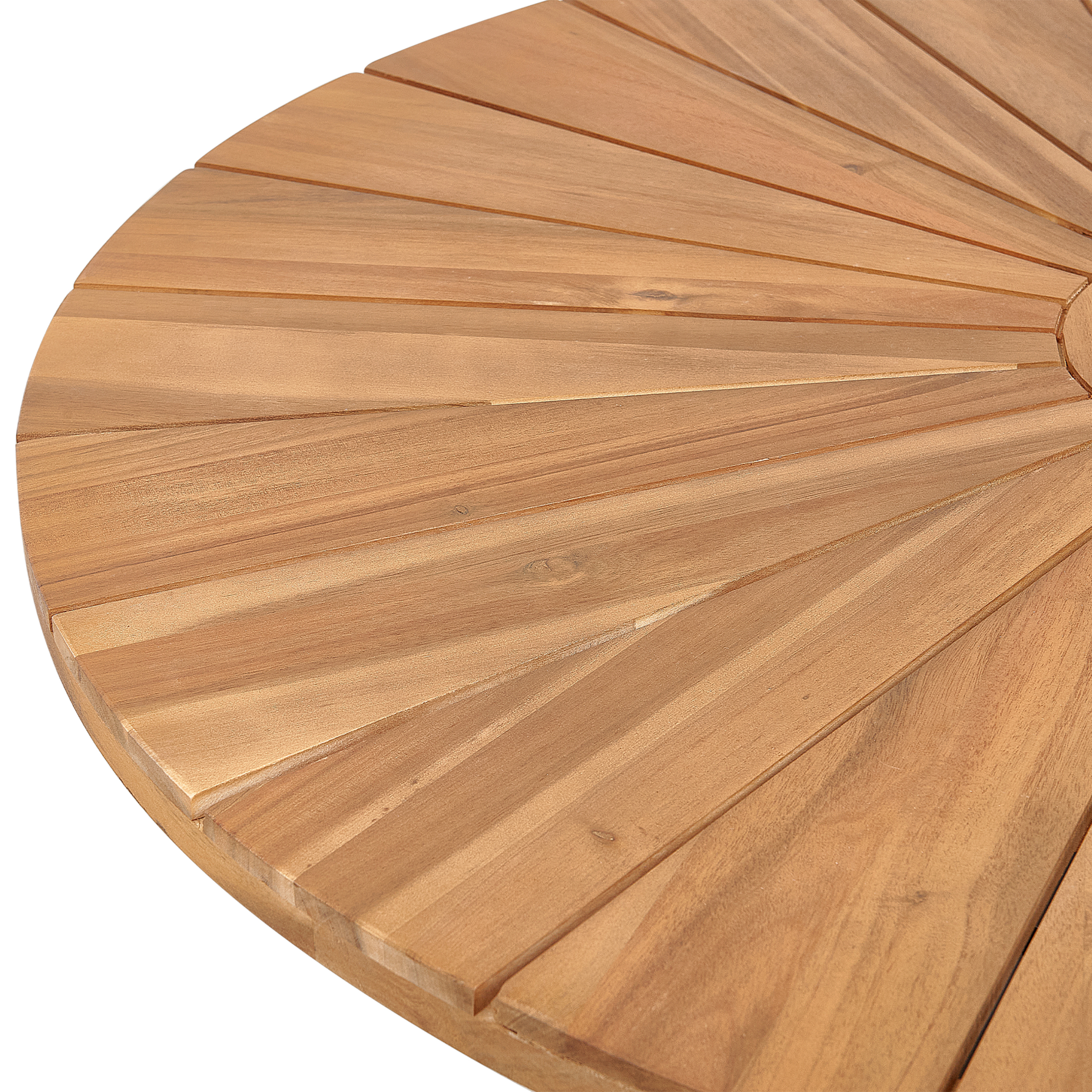 Beliani - CISSONE - Tuintafel - Lichthout -  110 cm - Acaciahout