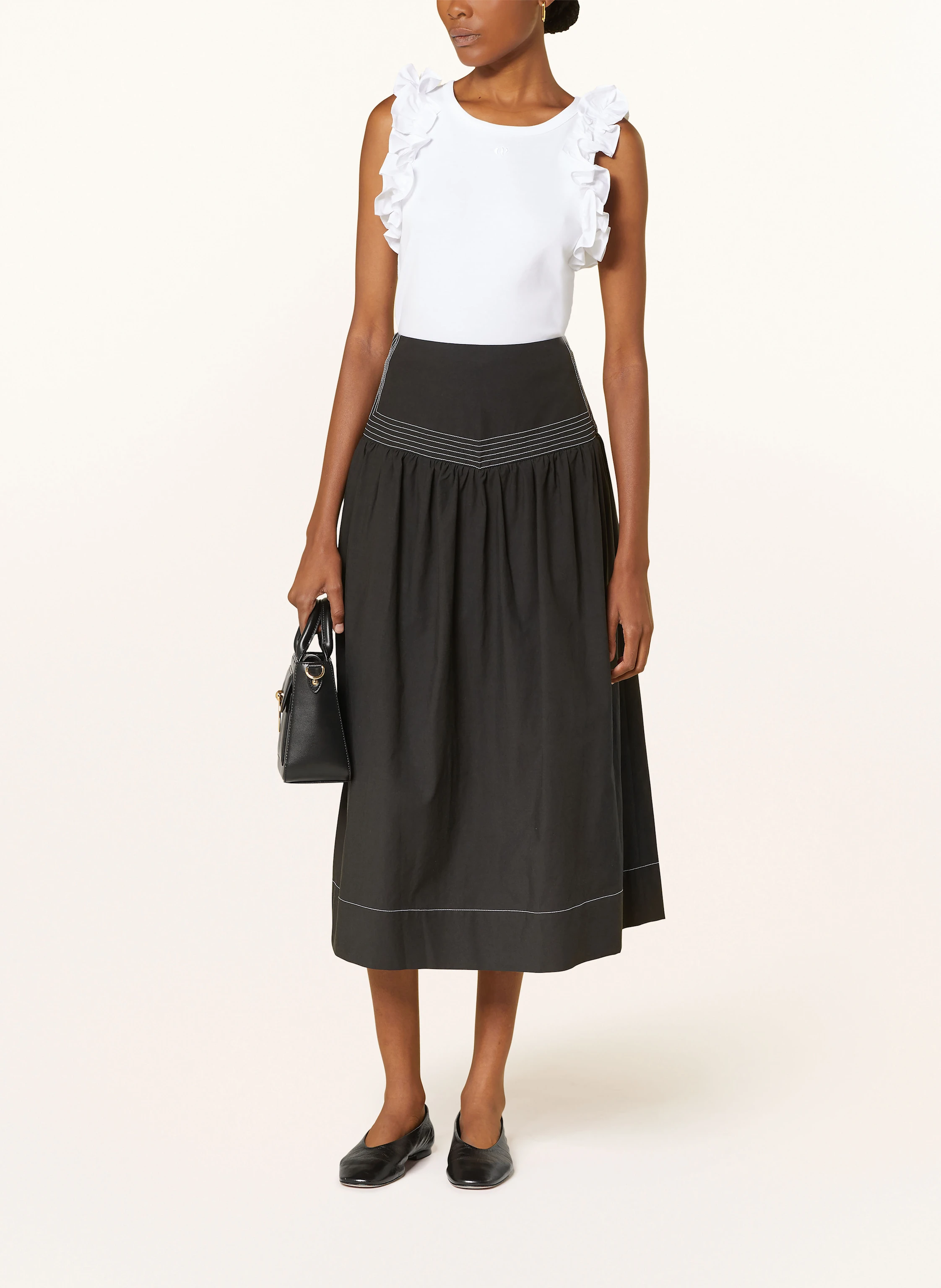 CLAUDIE PIERLOT Top mit Rüschen