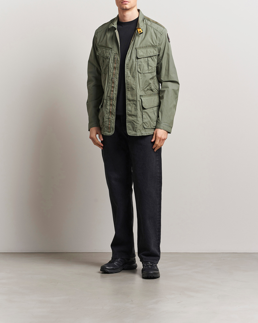 Parajumpers Oswin Havana Cloth Shirt Jacket Thyme Green