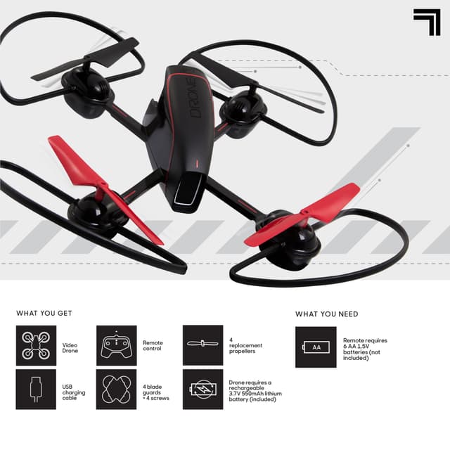 Sharper Image Mach 10 videodrone
