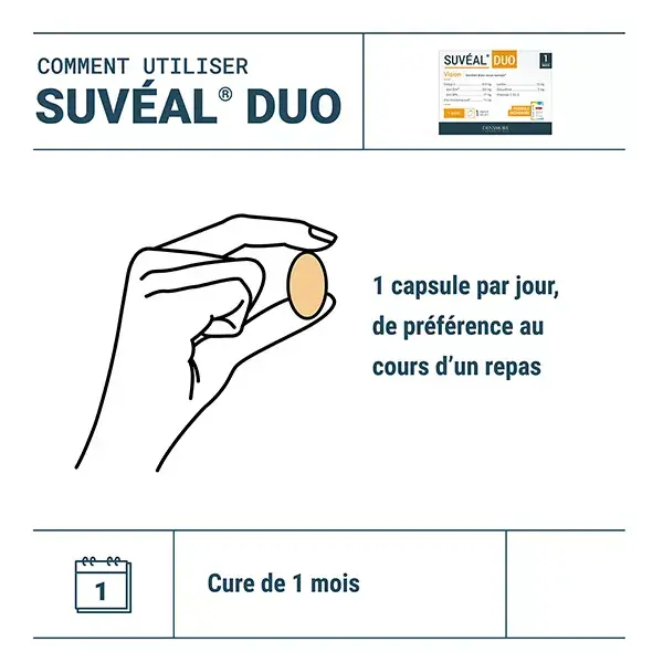 Tratamento de manutenção da visão normal Densmore Suvéal Duo Vision - 1 mês