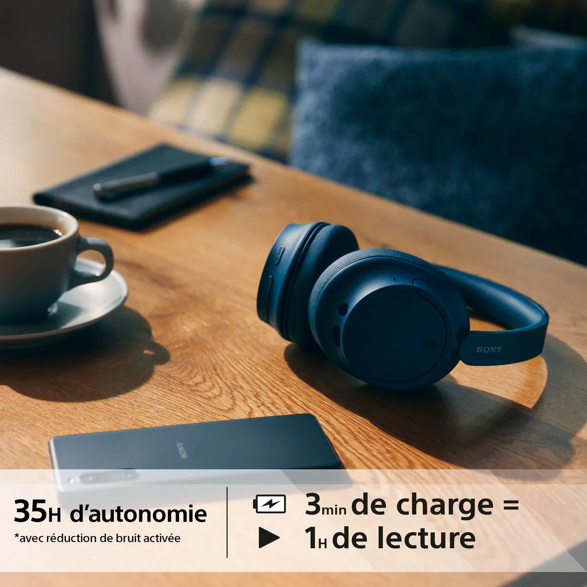 Sony WH-CH720N Bleu Casques Bluetooth