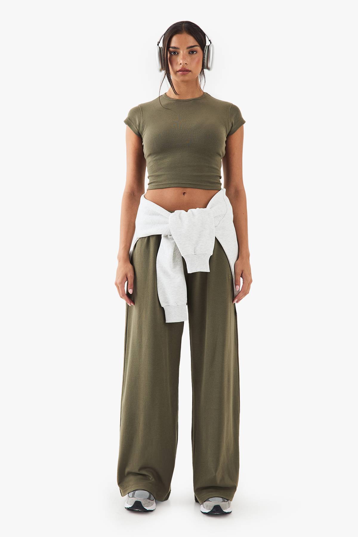 Pantalon Large Côtelé Brodé DSGN Studio