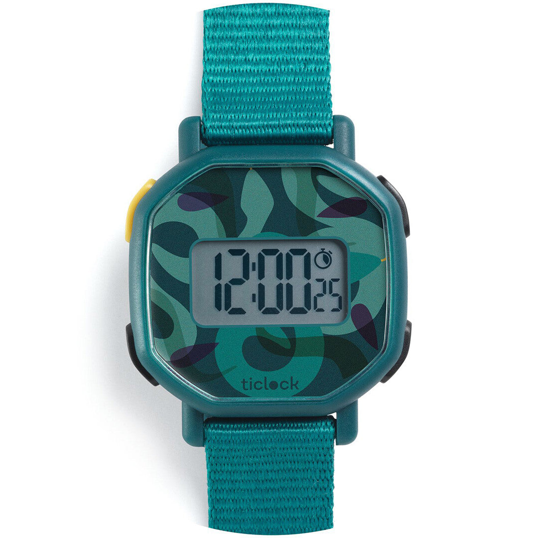 Djeco digitaal kinderhorloge green snakes