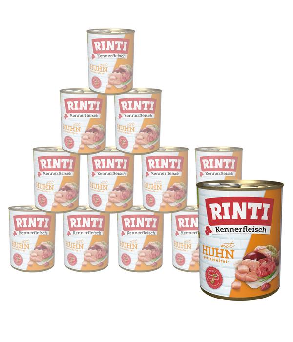 RINTI Kennerfleisch Nassfutter für Hunde, 12