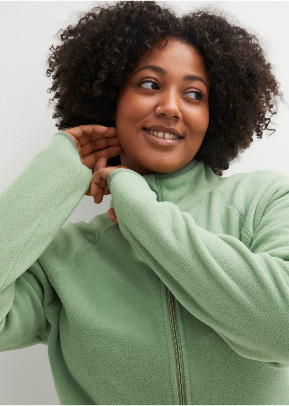 Veste polaire avec poches zippées