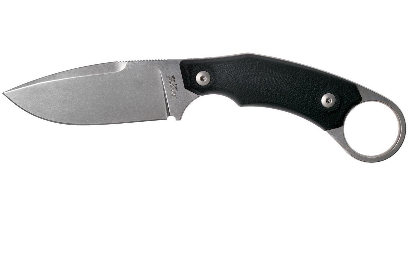 LionSteel H2 Drop Point GBK Black G10 vaststaand mes, Tommaso Rumici design