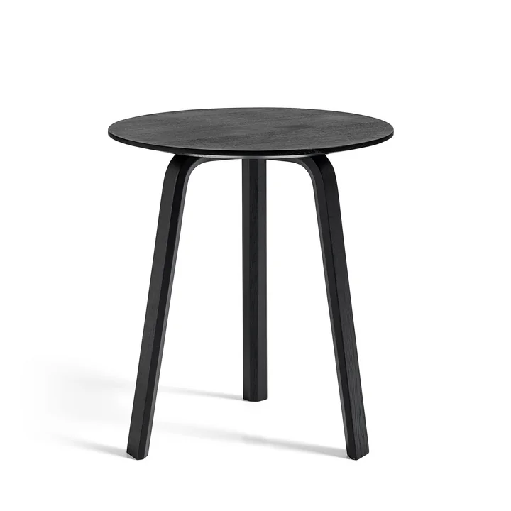 HAY - Bella Beistelltisch Ø 45 cm / H 49 cm, Eiche schwarz gebeizt