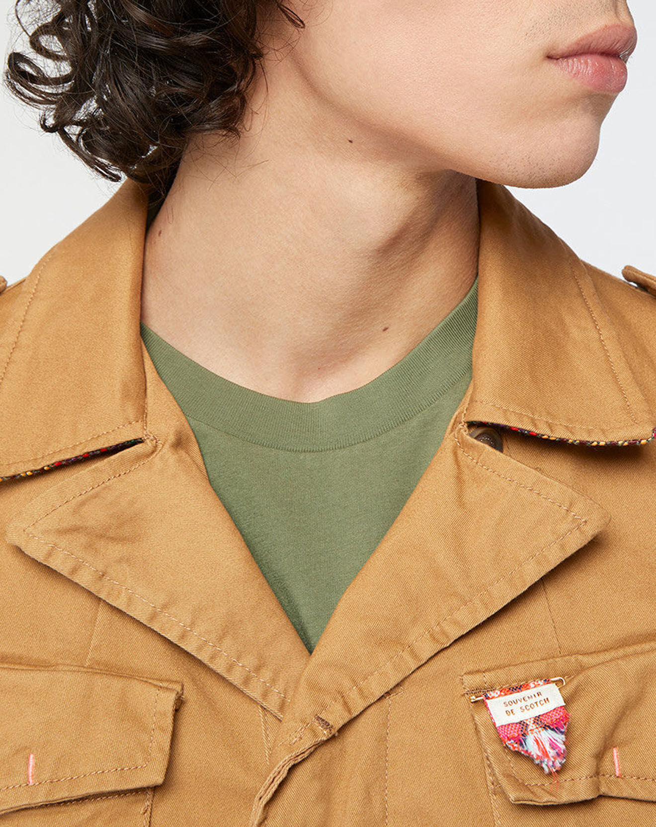 Scotch & Soda Veste Militaire camel