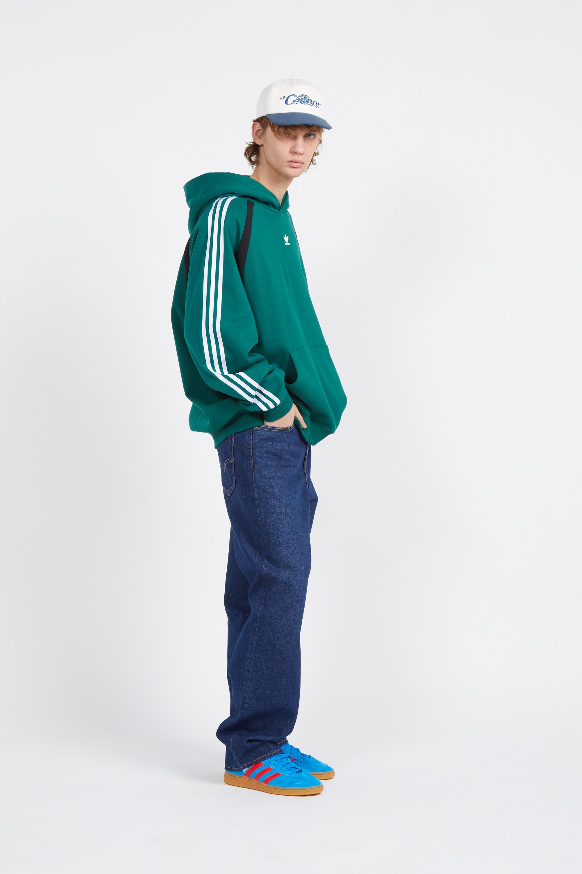 ADIDAS Hoodie COLLEGIATE GREEN Vert