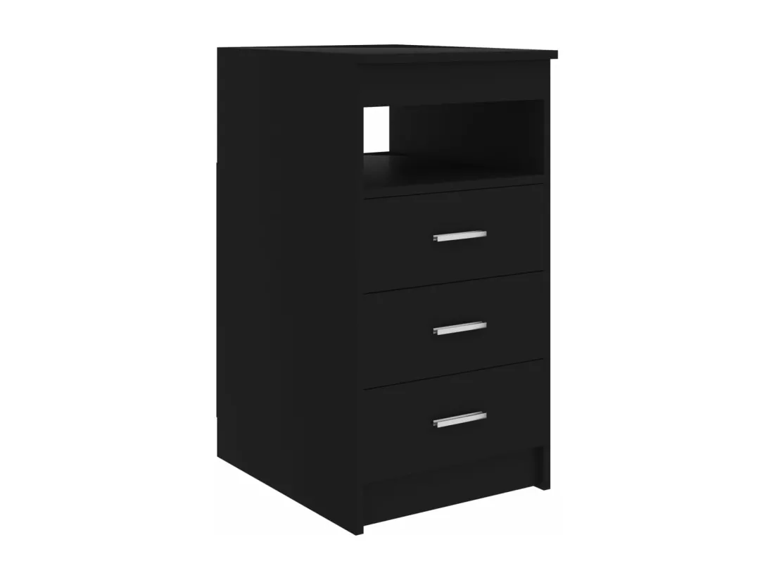 Bureau Noir 140x50x76 cm Aggloméré