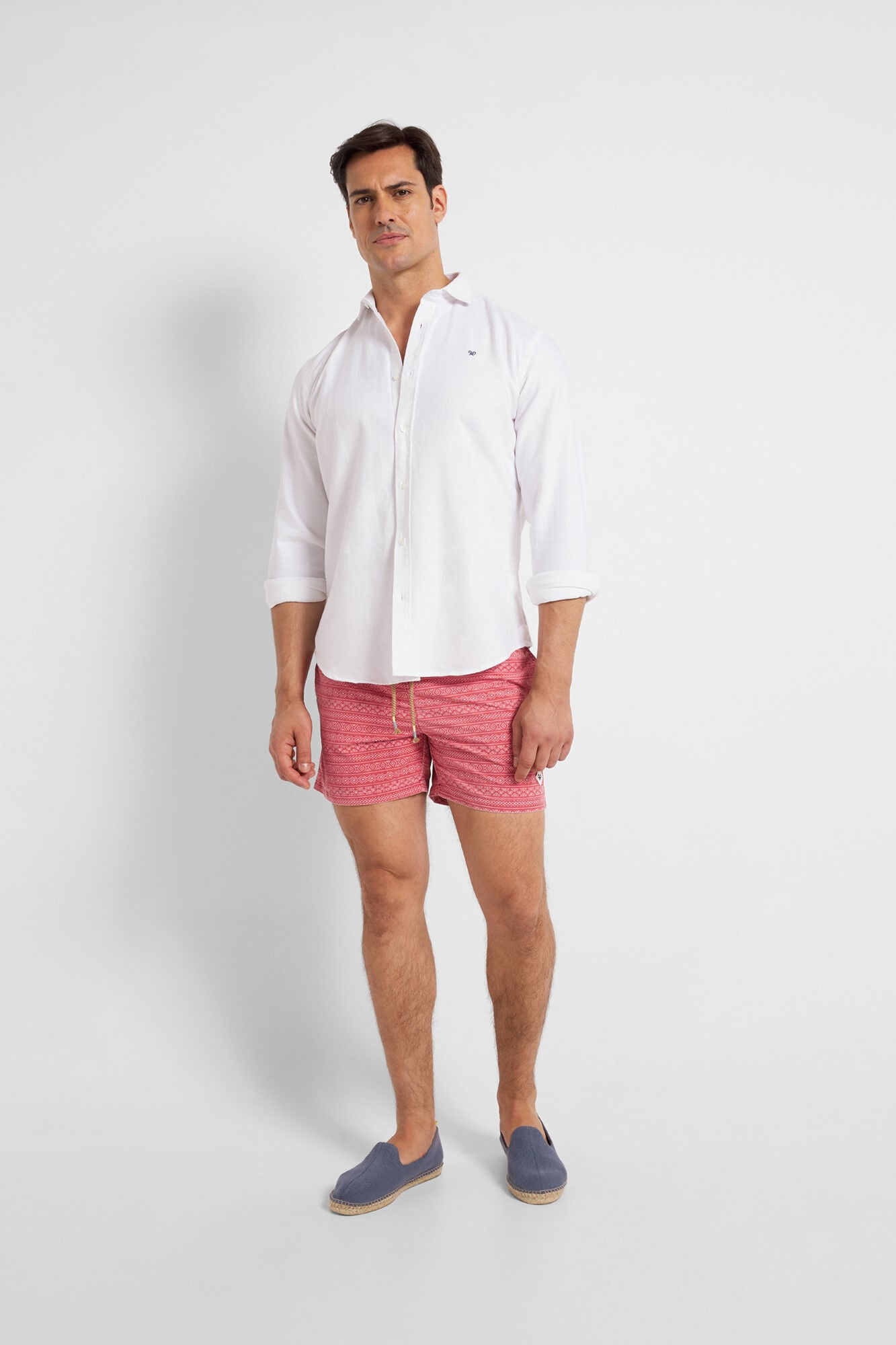 Maiô étnico coral - Rosa