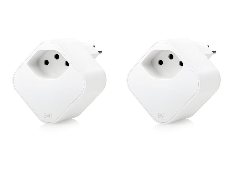 Eve Systems Smart Home Steckdose Eve Energy 2 Stk Matter kompatible, smarte Steckdose