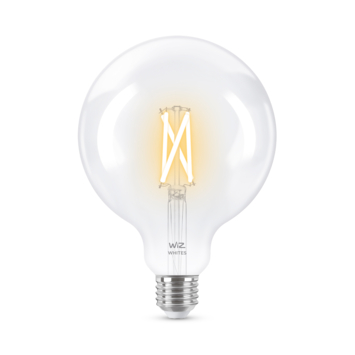 WiZ Connected LED globe E27 60W filament helder koel tot warmwit licht dimbaar