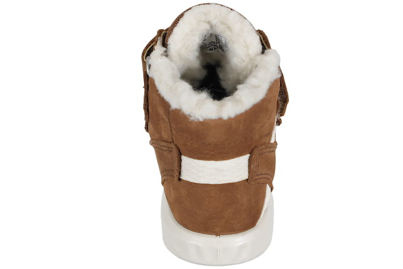 ECCO SP. 1 LITE INFANT VINTERSTØVLE I BRUNT OLIERET NUBUCK