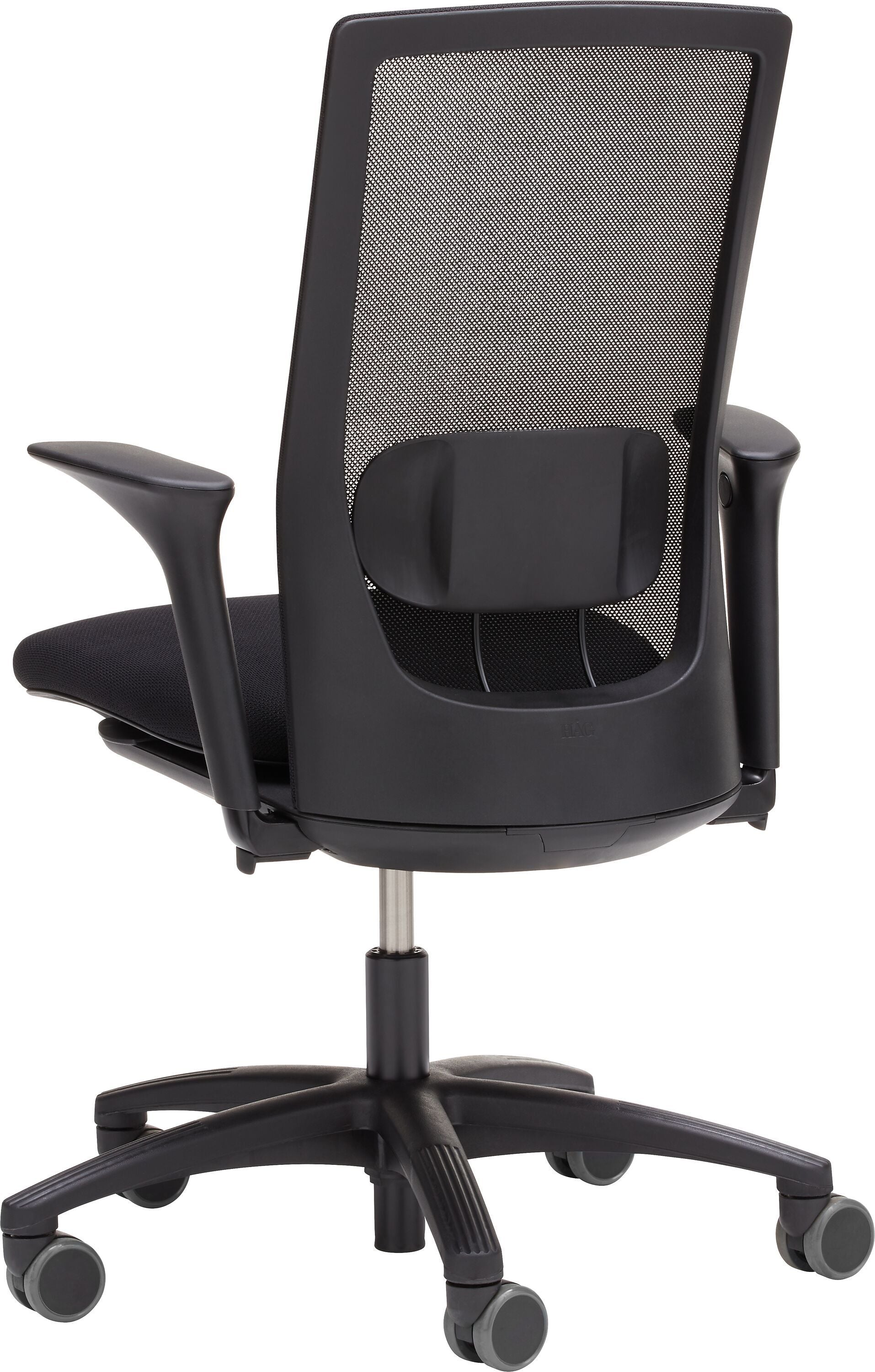 HAG Futu Mesh  1100-S Bürostuhl - Schwarz / B: 61.0 cm x T: 47.0 cm x H: 105.0 cm