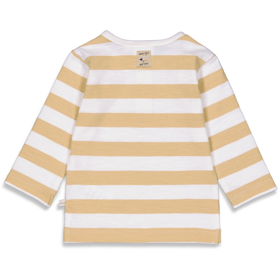 Feetje Langarmshirt Ringel Beach Days Sand Melange