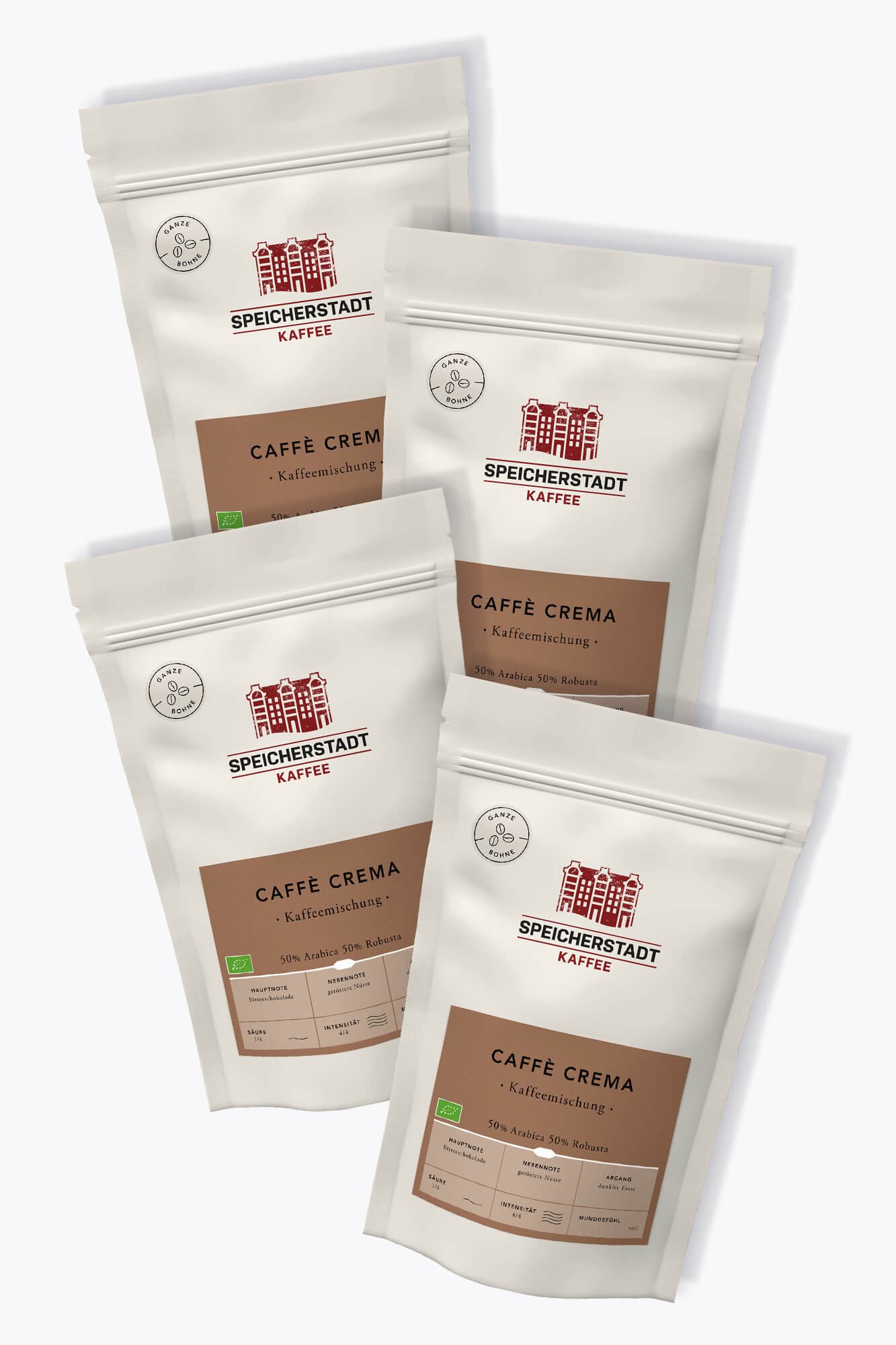 Speicherstadt Caffè Crema Bio Vorteilspaket 2kg