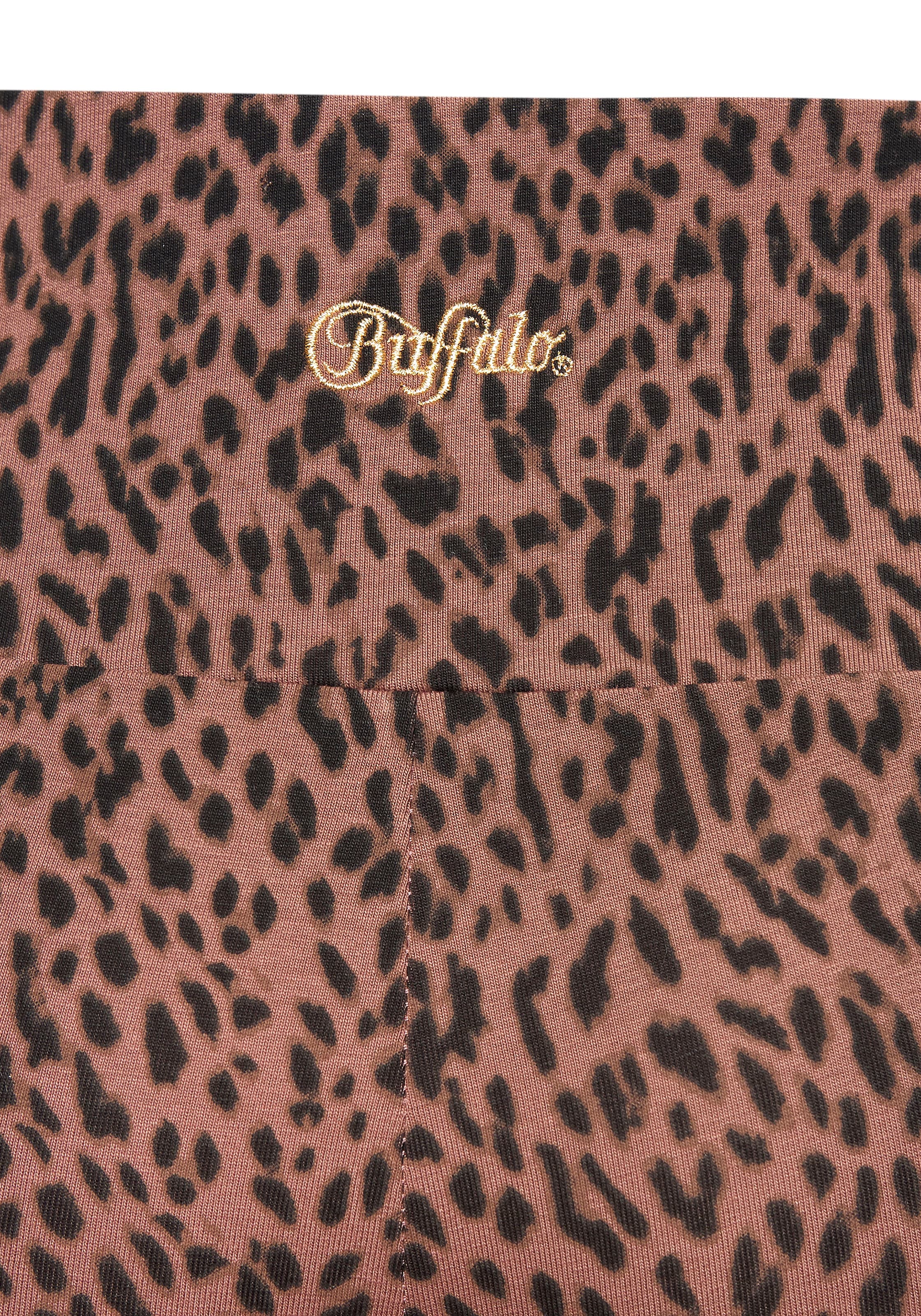 Buffalo Leggings  in modischer Allover Leo-Optik