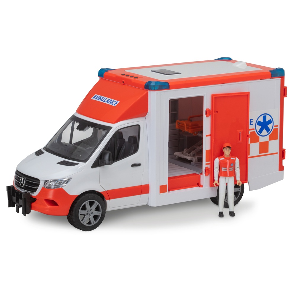Bruder Mercedes Sprinter Krankenwagen mit Sanitätern