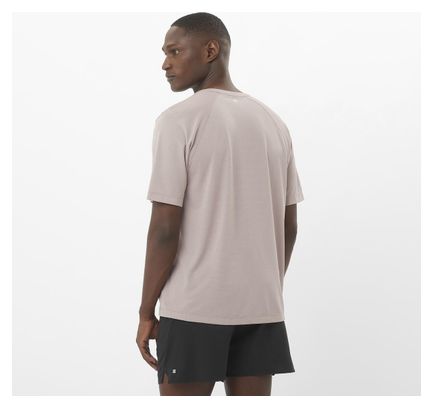 Maillot manches courtes Salomon SHKout Core Beige Homme