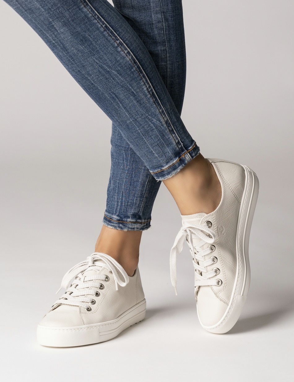 Glattleder Sneaker