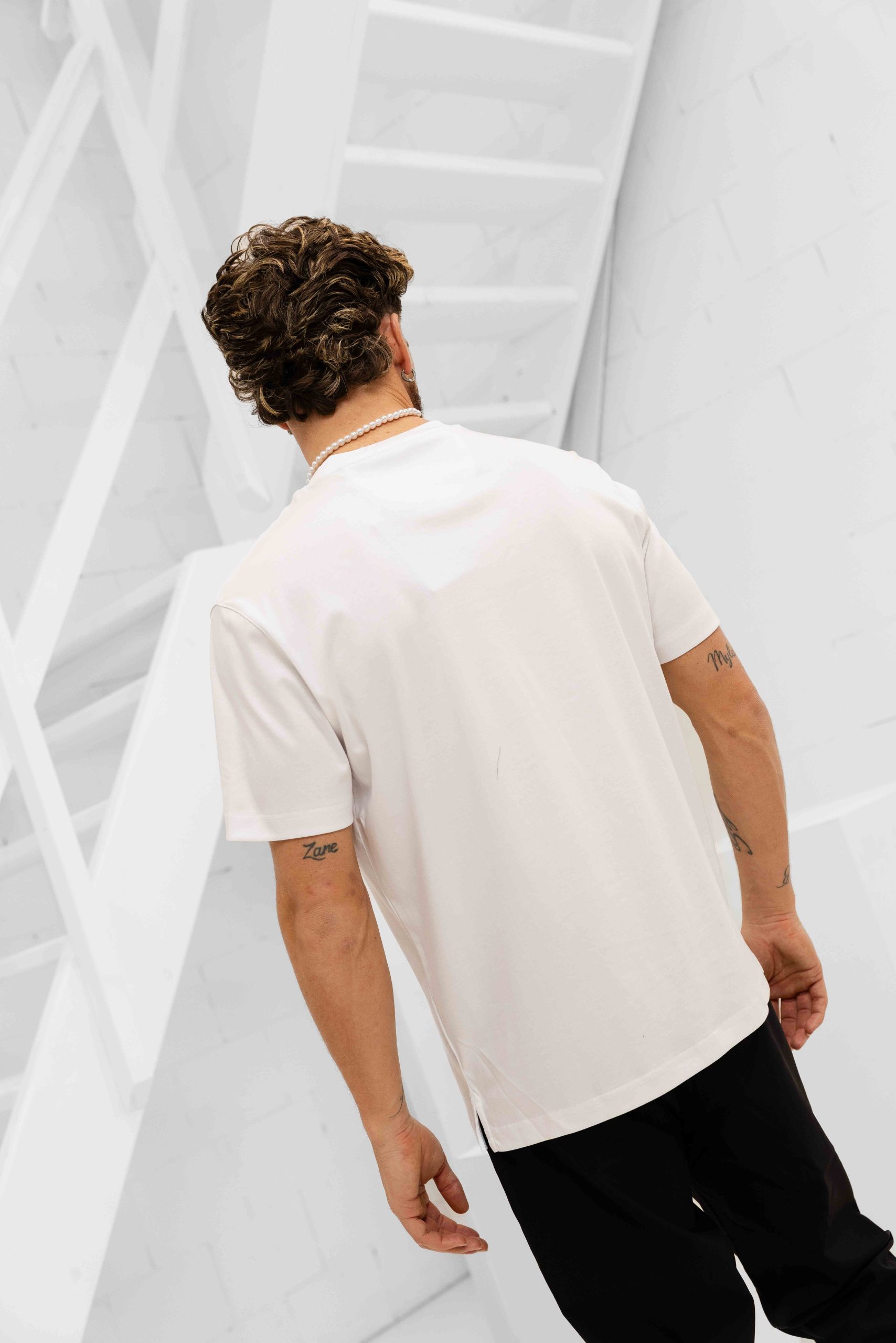 Cou7ure Essentials Reflection T-Shirt Heren Wit