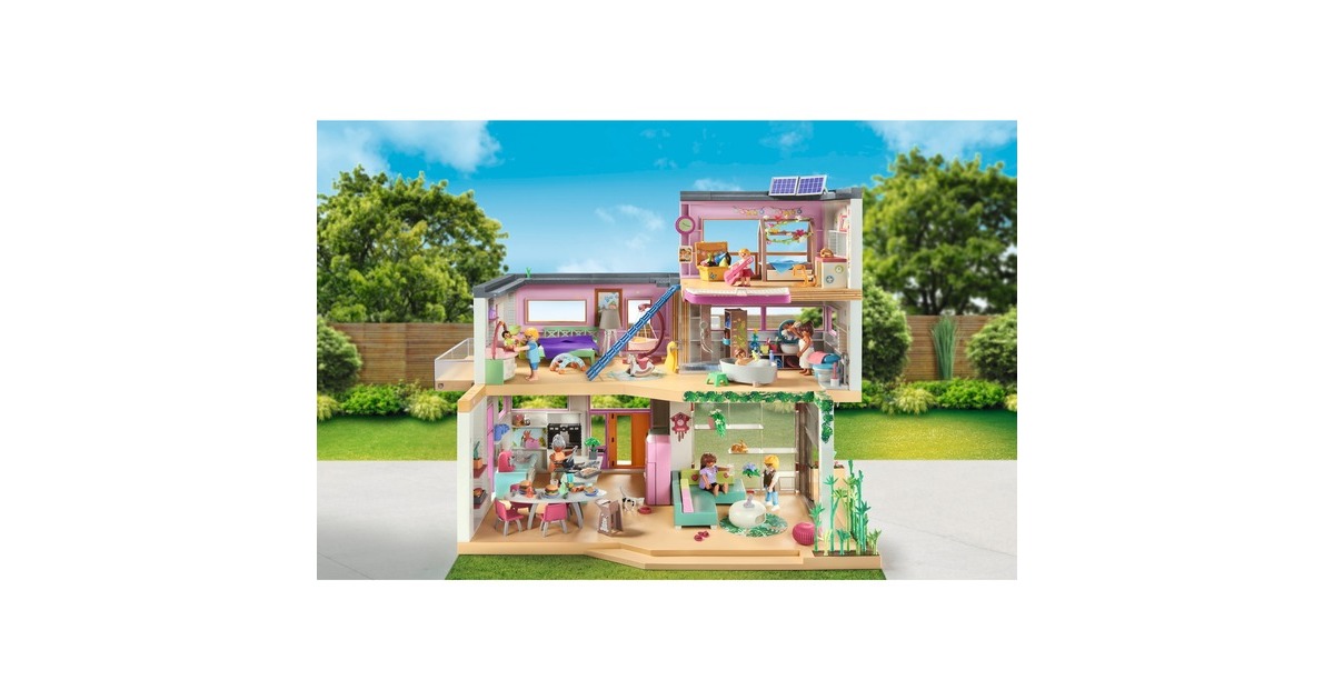 PLAYMOBILmyLife - Huis met serre Constructiespeelgoed  (71607)