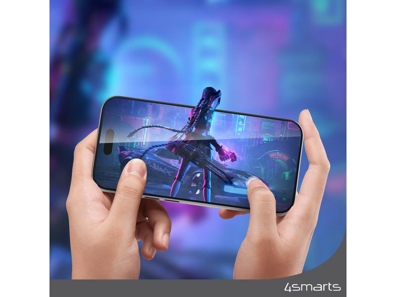 4smarts Displayschutz Second Glass Clear iPhone 15 Plus Displayschutz für das Apple iPhone 15 Plus