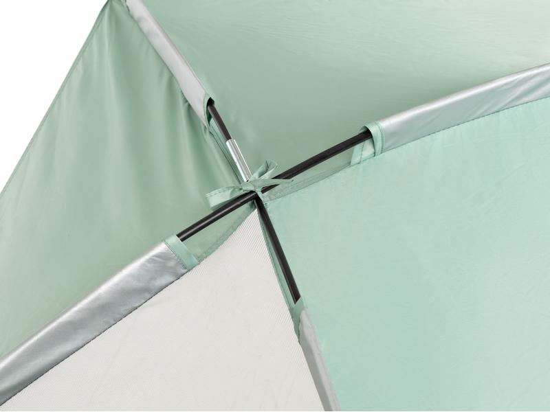 KOOR Strandzelt XL, Granite Green Strandmuschel schützt vor Sonne, Wind und leichtem Regen
