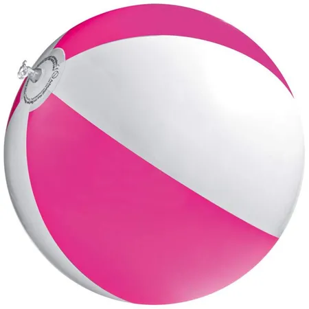 Macma Strandball pink-weiß