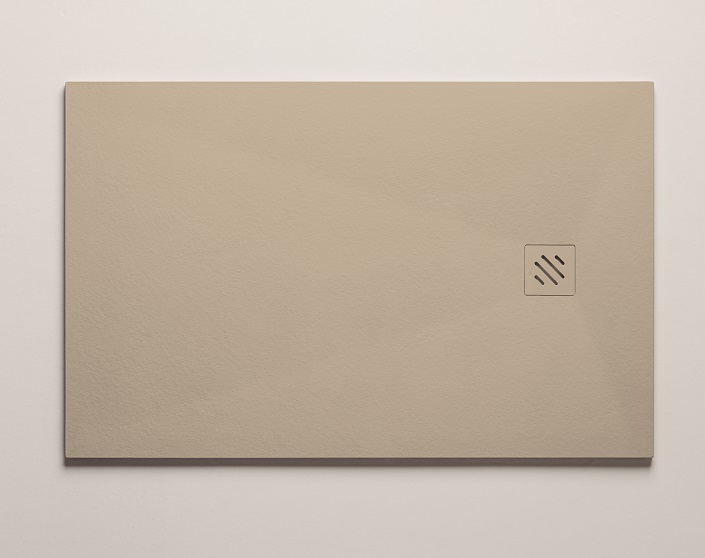 Resigres Zero douchebak 120x70cm beige composiet