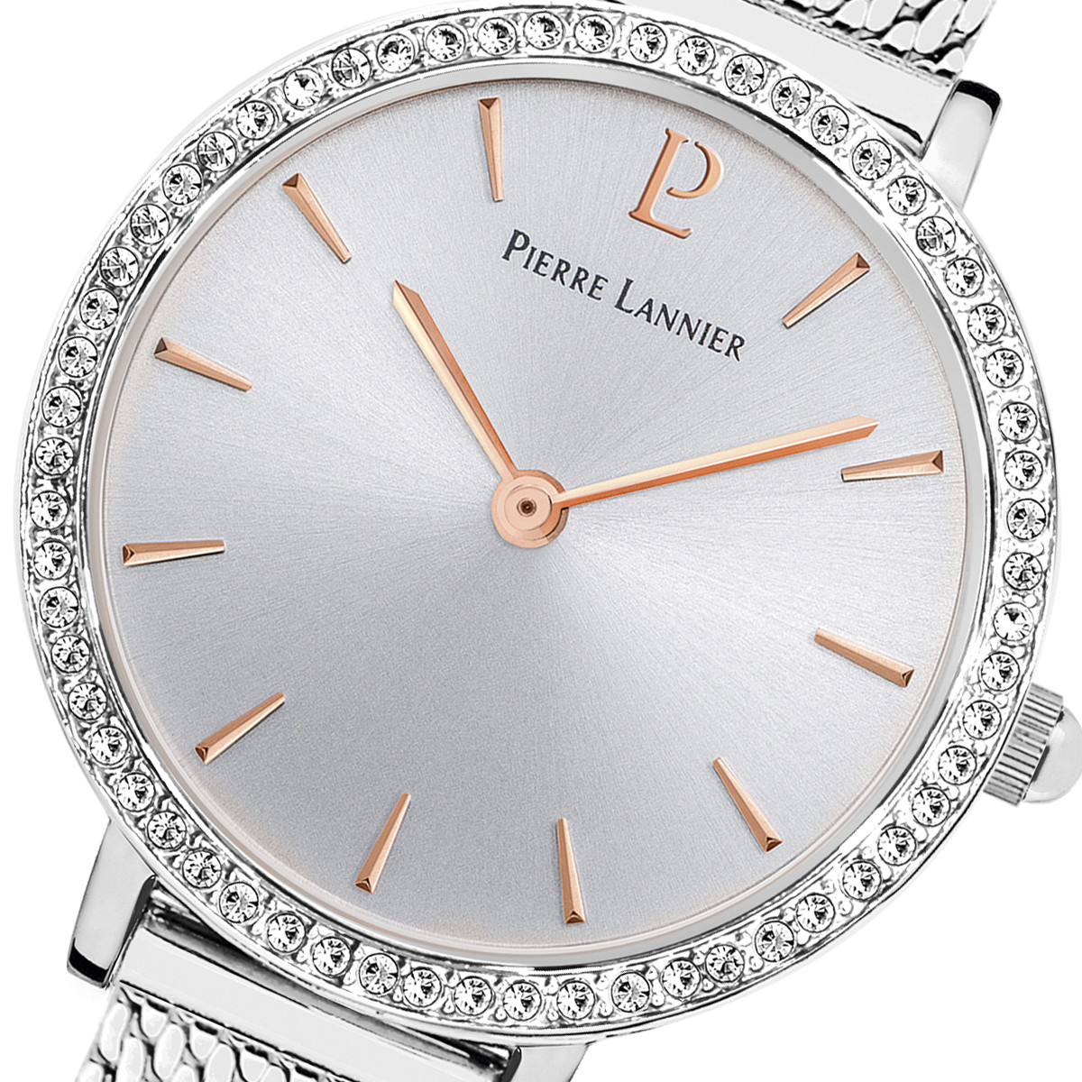 Montre Pierre Lannier femme acier milanais