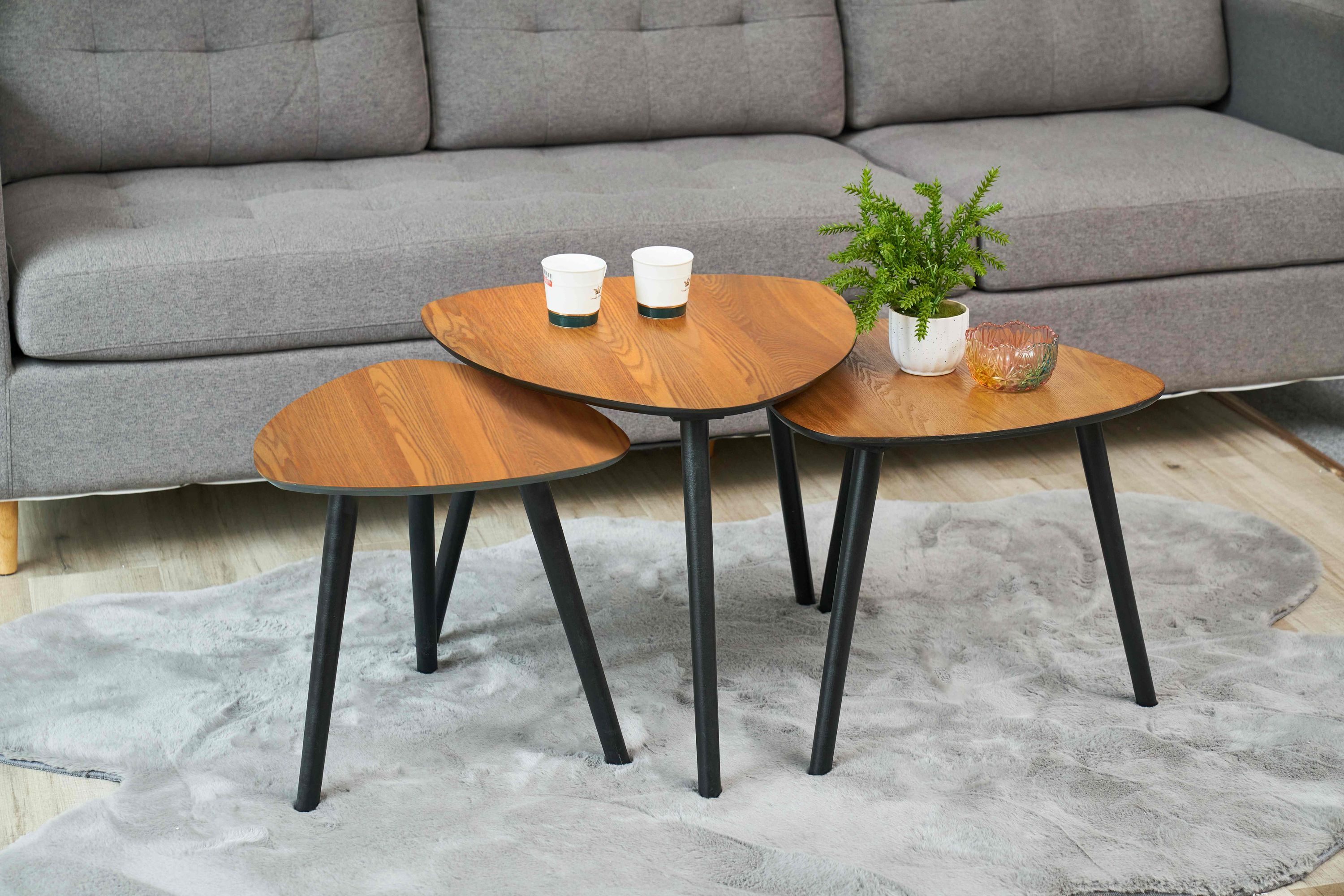 Beistelltisch 50x50 cm Wohnzimmertisch Couchtisch Sofatisch Dekoration