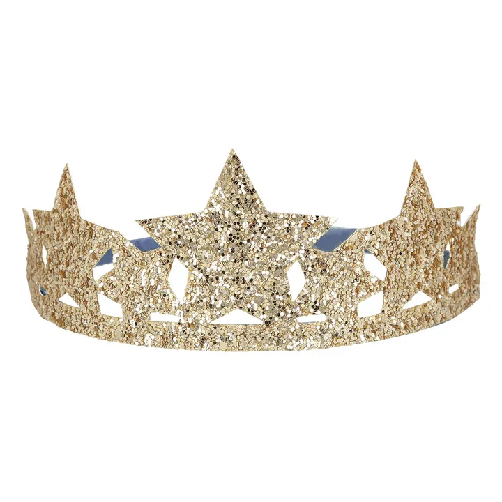Meri Meri Déguisement Reine en tulle étoilée avec baguette et couronne