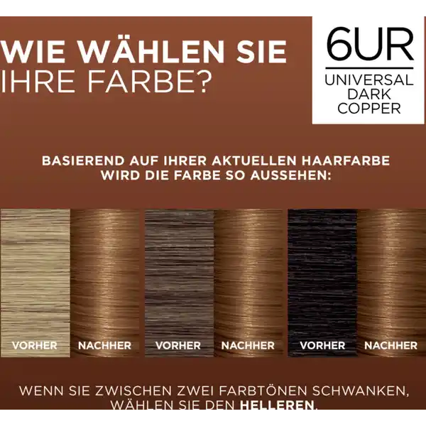 Creme Farbe 7UR Universal Kupfer