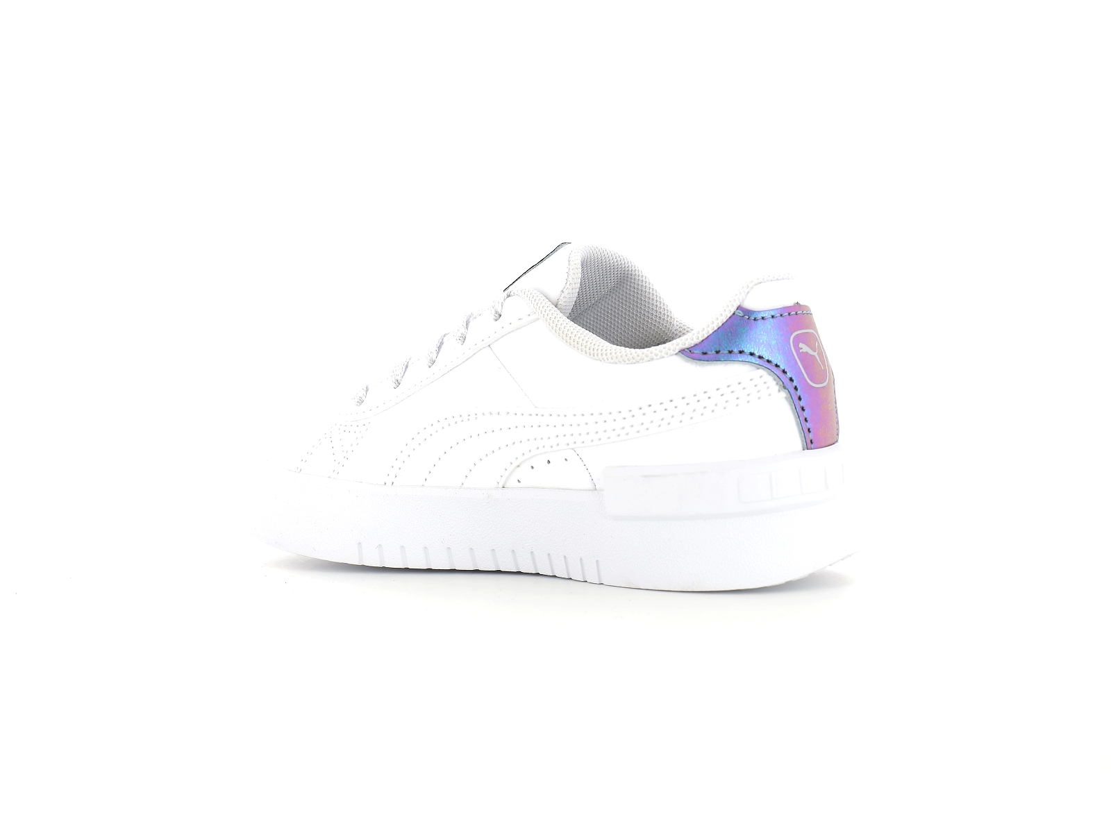 Puma-386195 Synthétique Blanc Argent