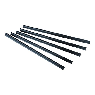 Fellowes - 50 Baguettes à relier - 12 mm - jusqu'à 120 feuilles - noir