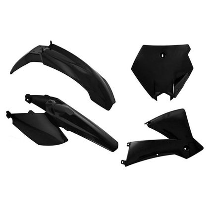 Kit plastiques R-tech 4 p noir - Noir