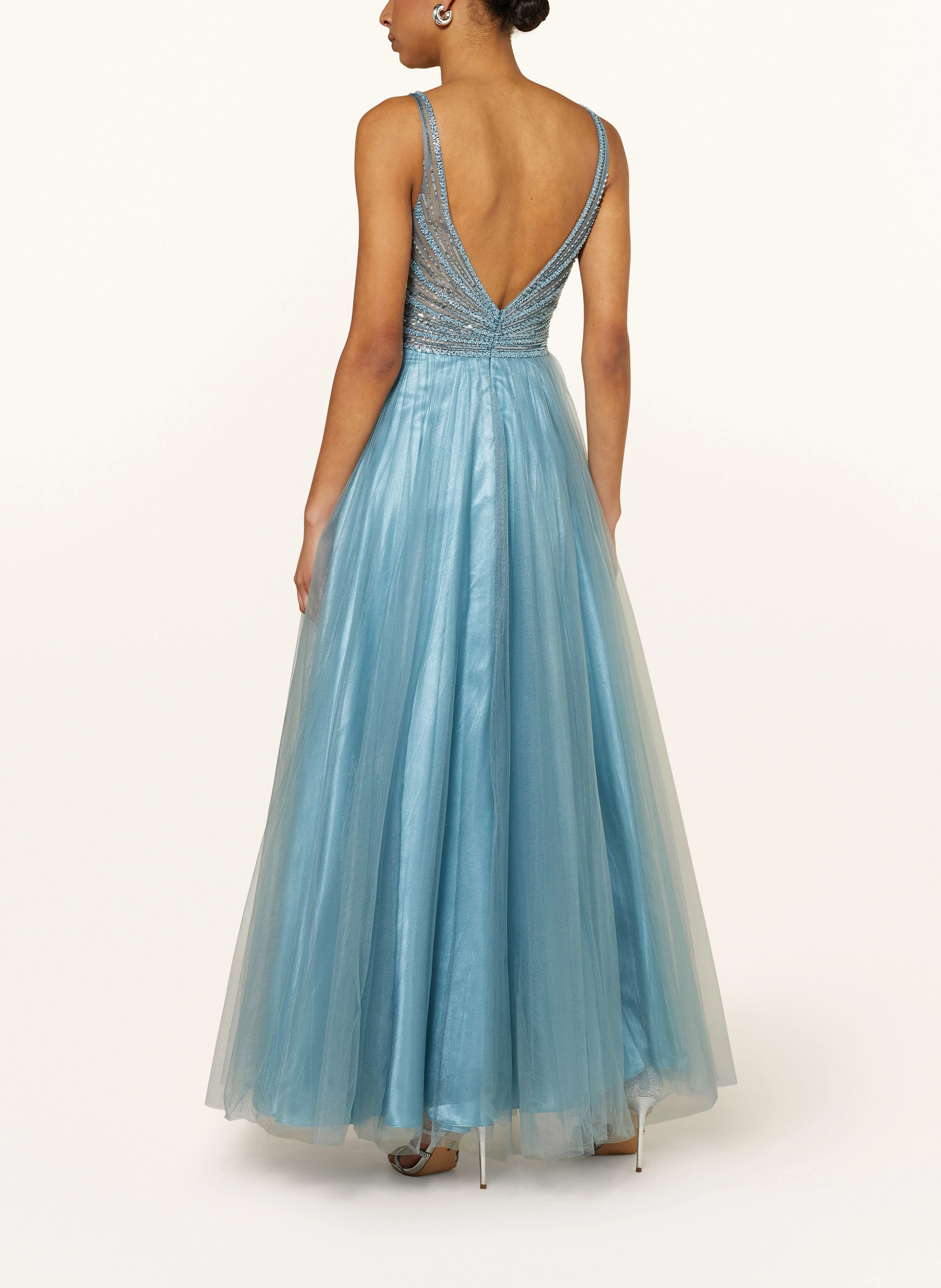 Hey Kyla Abendkleid mit Pailetten und Schmucksteinen