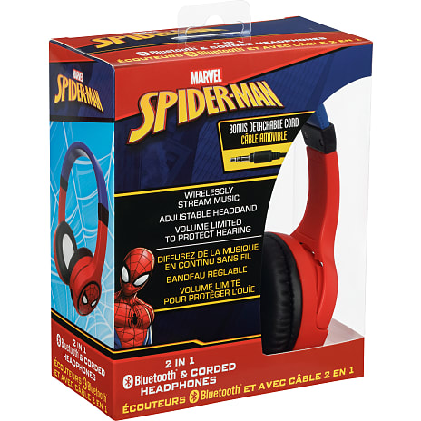 Ekids trådløse over-ear høretelefoner - spiderman