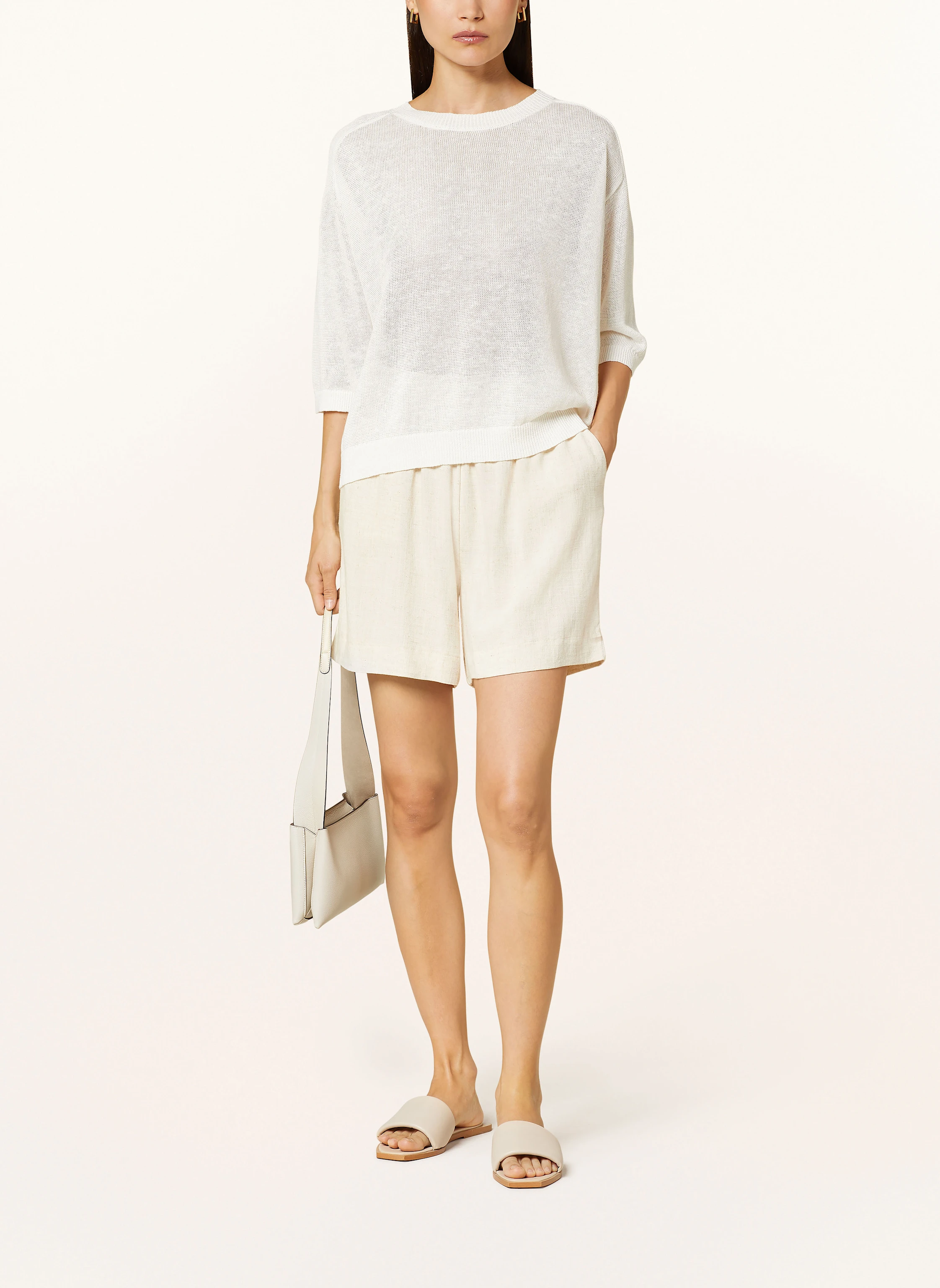 (THE MERCER) N.Y. Leinenpullover mit 3/4-Arm